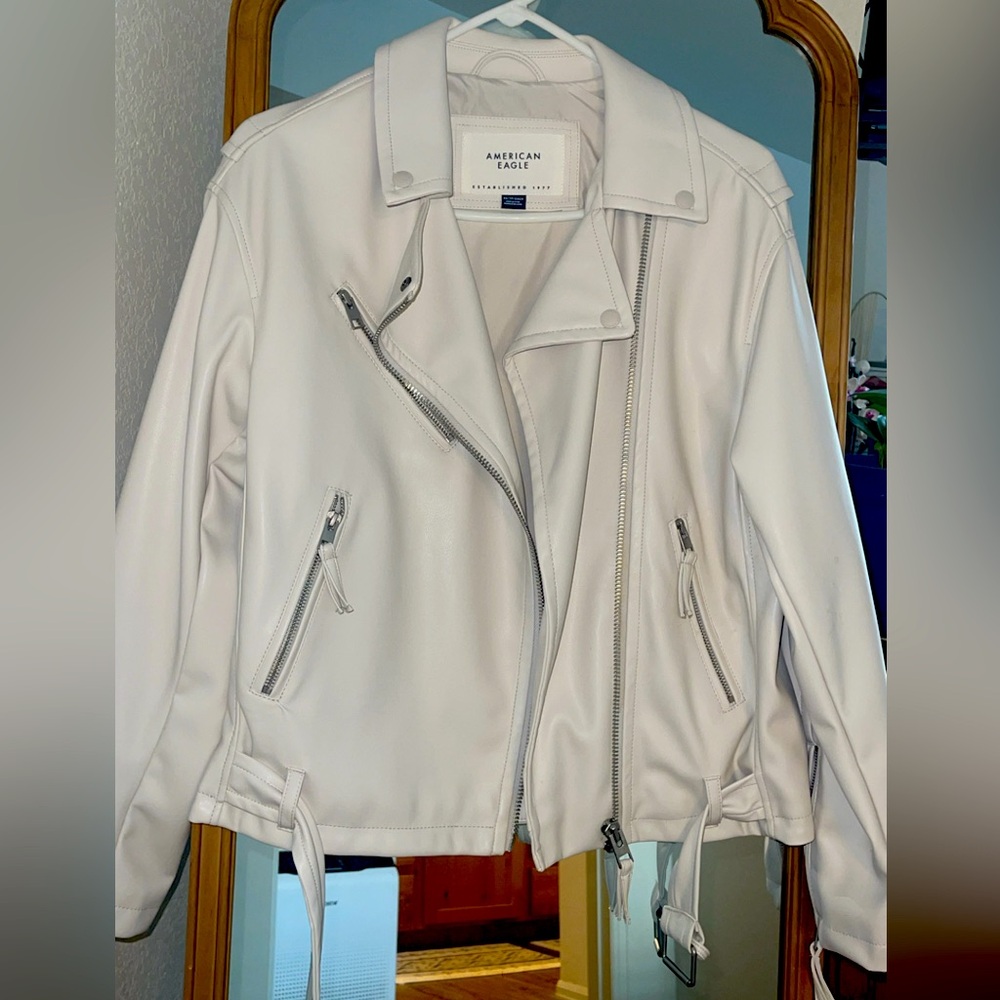 American eagle leather jacket